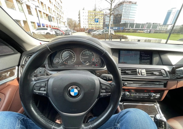 BMW Seria 5 cena 64900 przebieg: 208000, rok produkcji 2011 z Warszawa małe 67